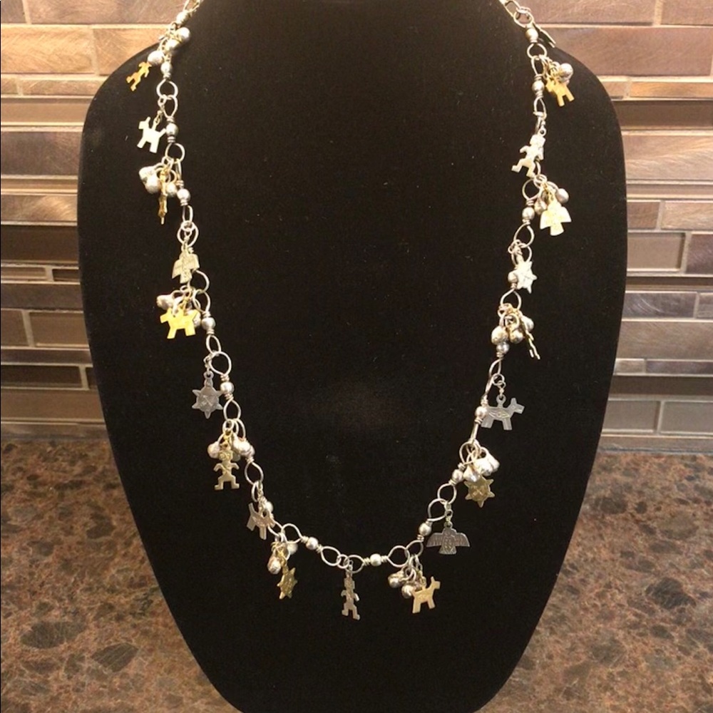 Unique Artisan Necklace 32”